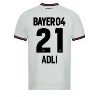 Bayer Leverkusen Amine Adli #21 Auswärtstrikot 2023-24 Kurzarm